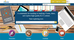 Desktop Screenshot of curriki.com